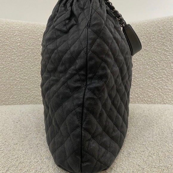 Authentic Pre-Owned Chanel Black Caviar Elastic CC Tote - Picture 6 of 16